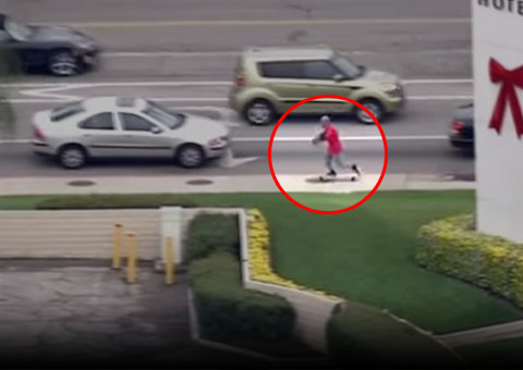 Ladrão abandona BMW, tenta fugir de skate e se dá mal