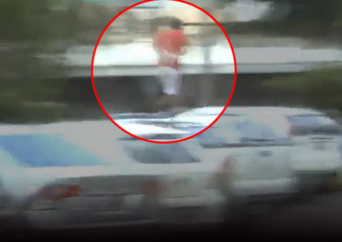 Ladrão tenta fugir ao chegar em delegacia e acaba mal