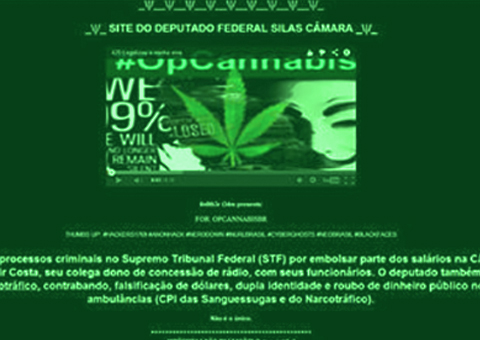 Site do deputado Silas Câmara foi hackeado pelo Anonymous