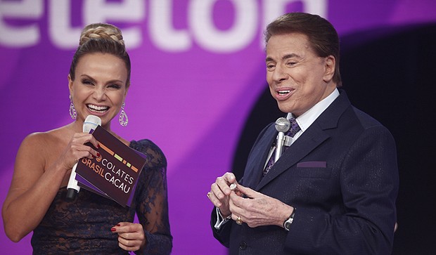 Silvio Santos provoca saia justa entre Eliana e Daniel no Teleton