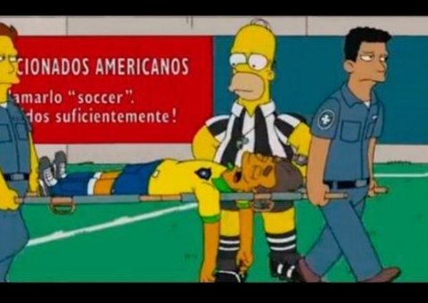   'Os Simpsons' previu Neymar saindo de maca na Copa do Mundo