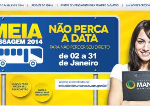 Mais de 220 estudantes mil deixaram de fazer recadastramento no Sinetram