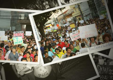 Um super álbum com mais de 300 fotos da Manifestação em Manaus
