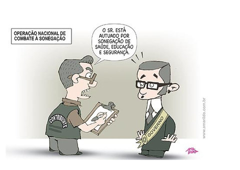 No Brasil sonegar imposto pode ser legítima defesa