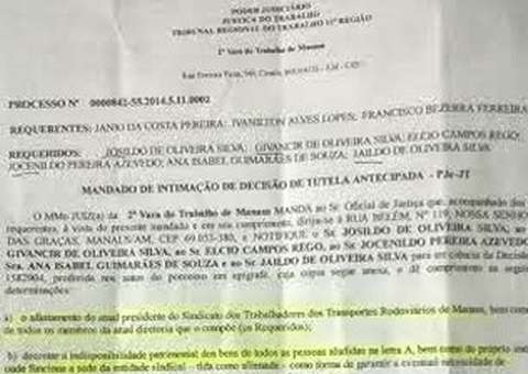 Juiz determina auditoria e eleições no sindicato dos rodoviários