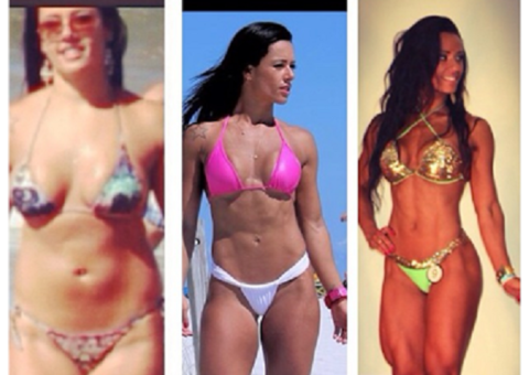  Campeã de torneio fitness que passou por mudança radical dá dicas de exercícios