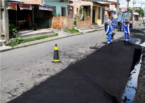 Grande Vitória e Novo Reino ganham asfalto em suas ruas