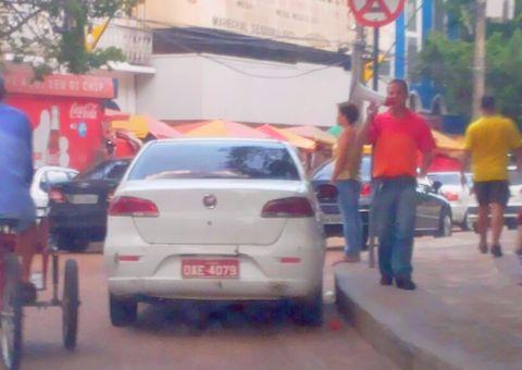 Congestionamento dos táxis-lotação