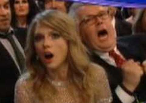  Taylor Swift paga mico ao pensar que venceu prêmio no Grammy