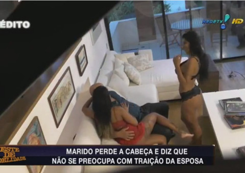 Cinegrafista aparece no Teste de Fidelidade e atração é acusada de farsa