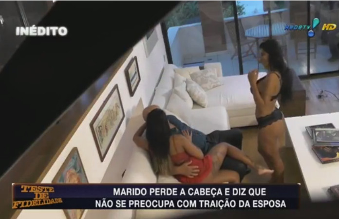 Cinegrafista aparece no Teste de Fidelidade e atração é acusada de farsa