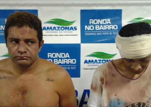 Bandidos trocam tiros com polícia e são presos em Manaus