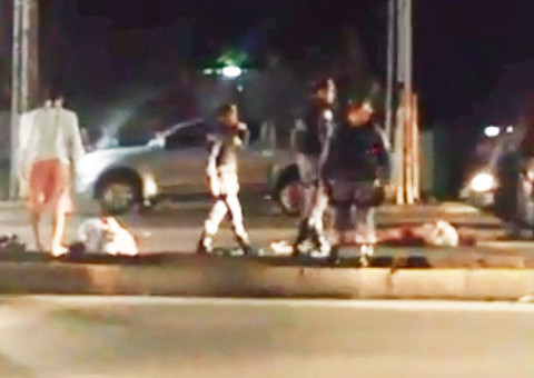 Polícia persegue e prende assaltantes. Veja vídeo