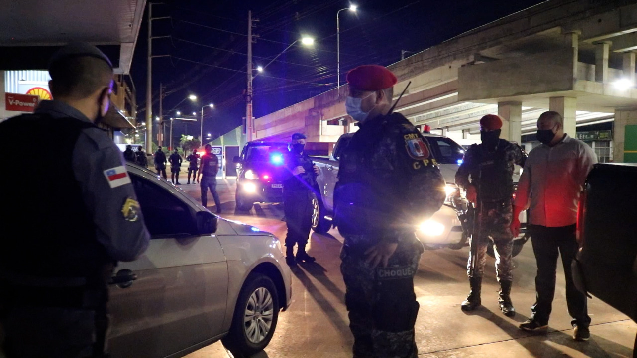 Força-Tarefa fiscaliza primeira noite do toque de recolher no Amazonas 