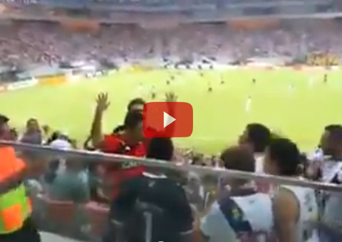 Vídeo mostra torcedor sendo agredido na Arena da Amazônia