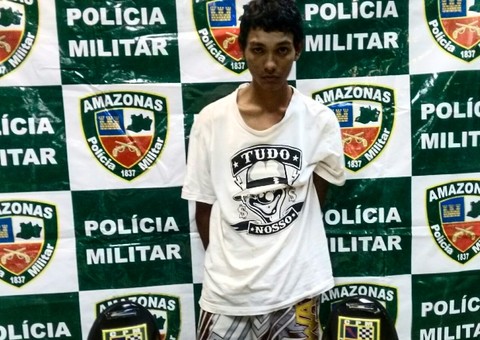 No Japiim, homem é preso por tráfico de droga e porte ilegal de arma