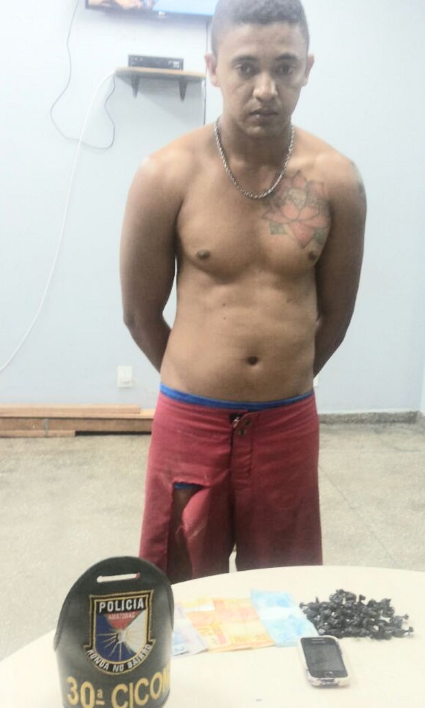 "Casulinha" é preso por suposto de tráfico de entorpecente