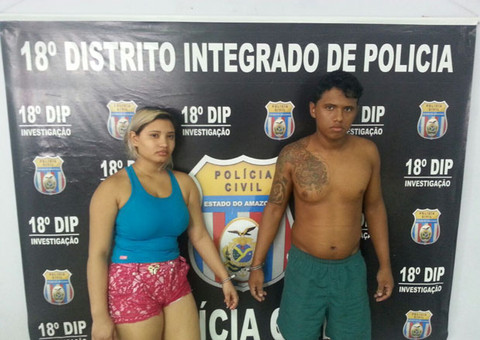 Casal é preso por porte de arma e munições
