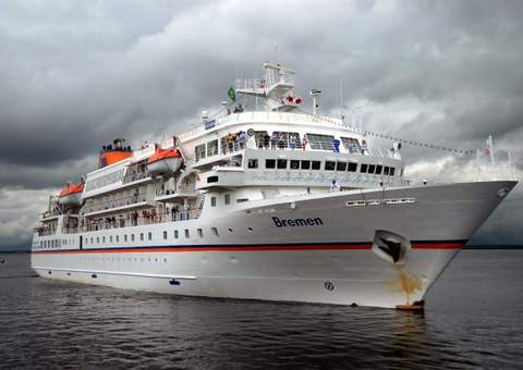Transatlântico do Caribe visita Manaus com 280 passageiros