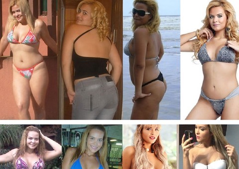 Geisy Arruda ostenta bronzeado na internet. Veja a transformação no corpo da loira.