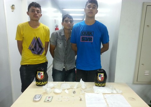 Traficantes são presos com drogas no Lírio do Vale