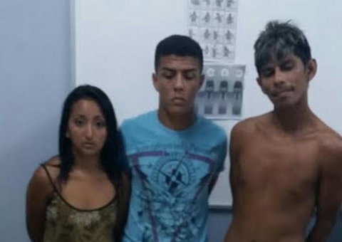 Trio é preso com mais de 100 trouxinhas de cocaína 