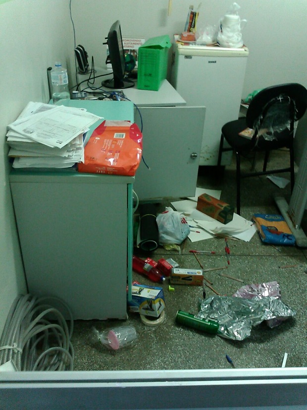 UBS Geraldo Magela é assaltada e deixada de "cabeça para baixo"