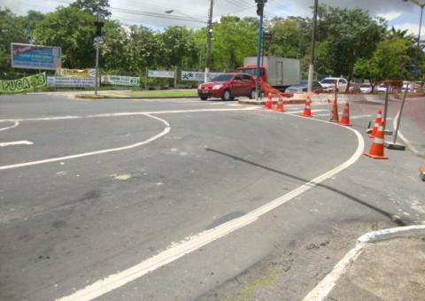 Pista da alça viária da Ufam terá cruzamento com ciclofaixa