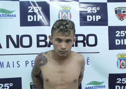  Jovem reicindente é preso com drogas no bairro Armando Mendes