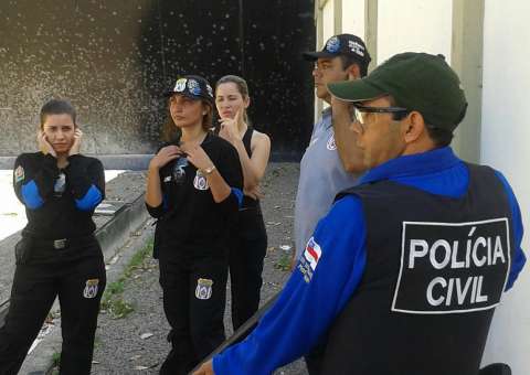 Alunos-delegados que vão atuar no interior do Estado participam de aulas práticas de curso de formação