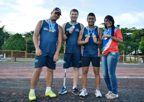 Paradesporto  Amazonas brilha no pódio do circuito Caixas Loterias em Natal
