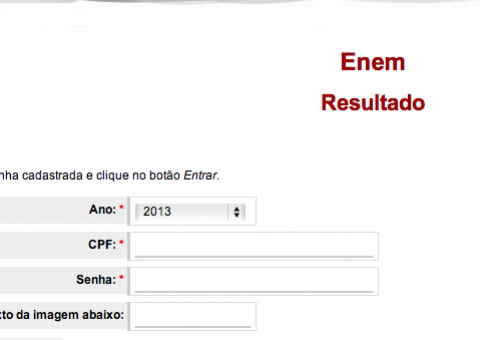 Qual sua nota no ENEM?