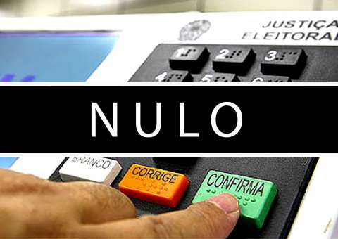 Votar nulo não cancela as eleições