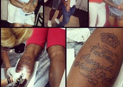 Fã tatua nome de Valesca Popozuda e cantora se surpreende "seu doido" 