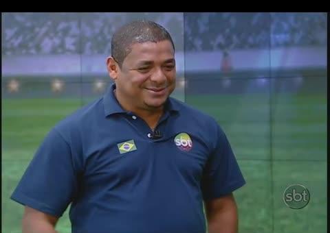 Comentarista no Sbt, Vampeta é barrado na porta da emissora