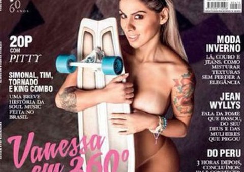  Playboy de julho divulga capa com ex-BBB Vanessa