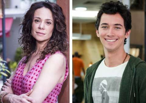 Aos 40, atriz de "Em Família" namora ator de  'Malhação' 17 anos mais novo