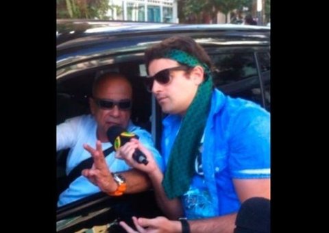 Vesgo, do "Pânico", tira satisfações com ex-casseta  