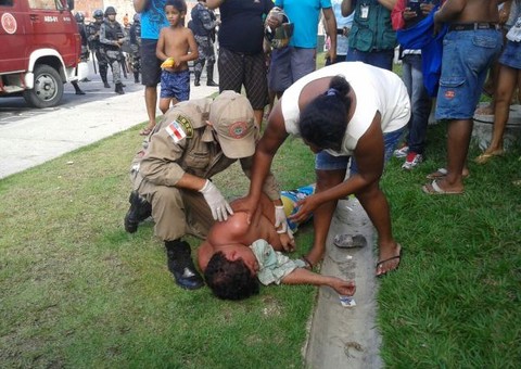 Polícia usa força no Viver Melhor