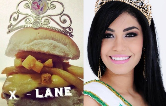 Miss que 'roubou coroa' vira nome de sanduíche em lanchonete