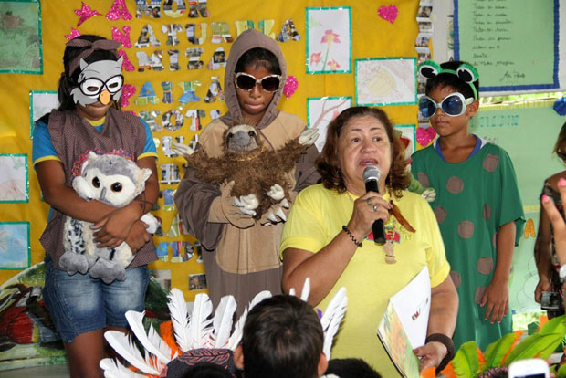  Alunos de escola ribeirinha realizam o Xibé Cultural