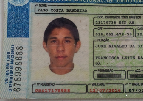 Desaparecido: Família procura por Yago Costa Bandeira 