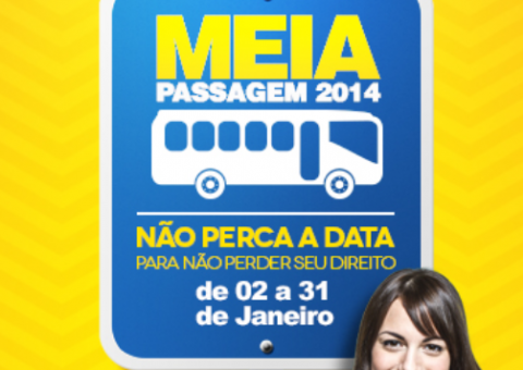 Recadastramento de estudantes para Meia-Passagem
